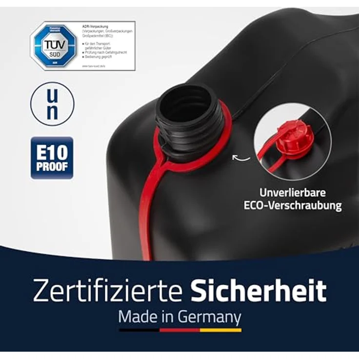 HÜNERSDORFF Benzinkanister 10 Liter – Bild 7