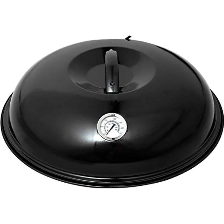 PaellaWorld 9945 Paella Backhaube, 42 cm mit Thermometer und Abdampfvorrichtung, hochwertig und robust