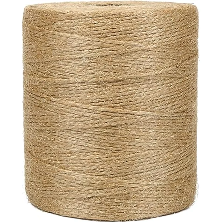 Vivifying 400m Jute-Schnur, Braun, 1mm Durchmesser, ideal für Garten und Bastelprojekte – Bild 1