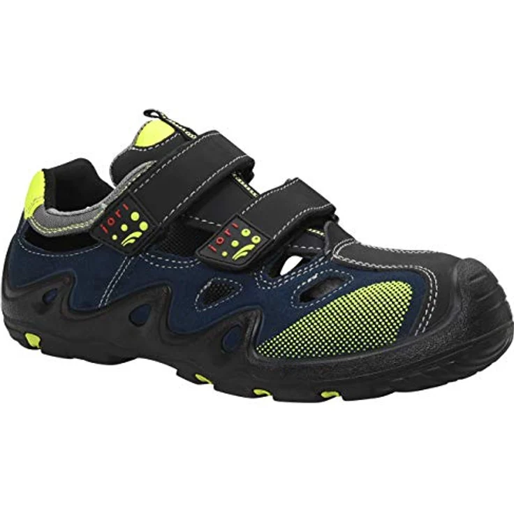 Jori HARVEY Easy S1PL Sicherheitsschuh, Veloursleder/Textil, atmungsaktives Textilfutter, gepolsterte Lasche, GUMMI/PU Sohle FLAME, EN ISO 20345 S1P SRC – Bild 1