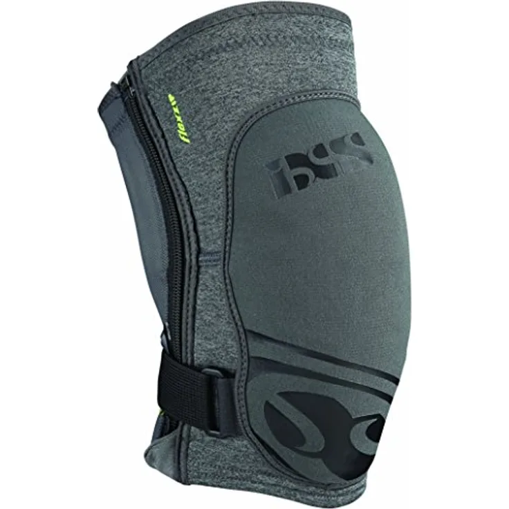 IXS Flow Zip Knieprotektor, Trail- und Enduro-Einsatz, seitlicher Reißverschluss, herausnehmbare Protektoren, gut belüftet