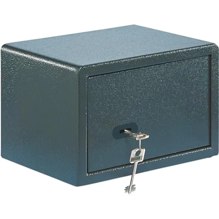 BURG-WÄCHTER Möbeltresor Pure-Safe PS 110 K, anthrazit, mit Schlüssel, Wand- und Bodenbefestigung, 6,7 l, 7 kg