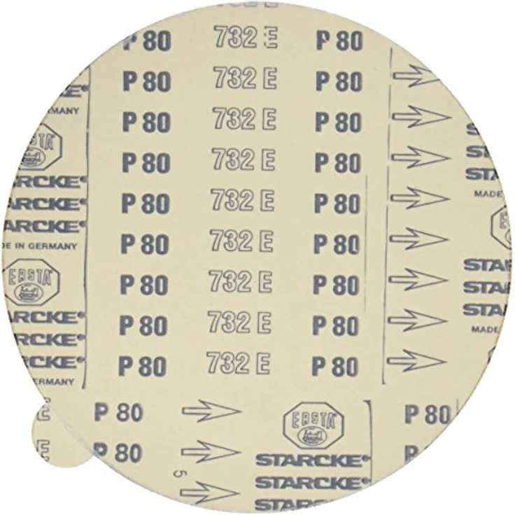PROXXON 28970 selbtklebende Schleifscheiben 5 Stück Korn 80 für Tellerschleifgerät TSG250/e, Original proxxon Qualität – Bild 2