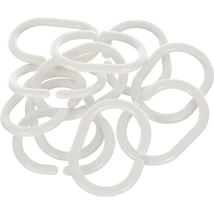Wenko Duschvorhang Ringe weiß, 12 er Set – Bild 2