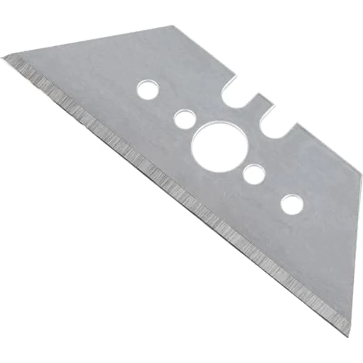 Wolfcraft Cuttermesser 4307000, Profi Teppichmesser mit 10 Trapezklingen, 0,65x61mm – Bild 1