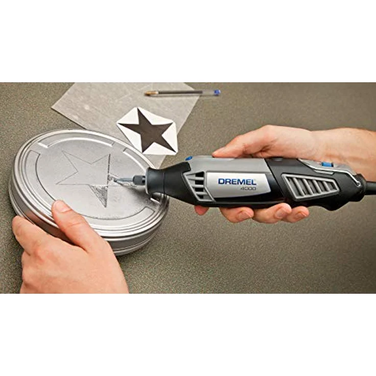 Dremel 9905 Wolfram Karbid Fräsmesser Rund (Zubehör für Multifunktionswerkzeug, Fräsmesser 3,2mm zum Fräsen von Fiberglas, Holz, Kunststoff, Gummi, Laminat, Weichmetall und Keramik-Wandfliesen) – Bild 5