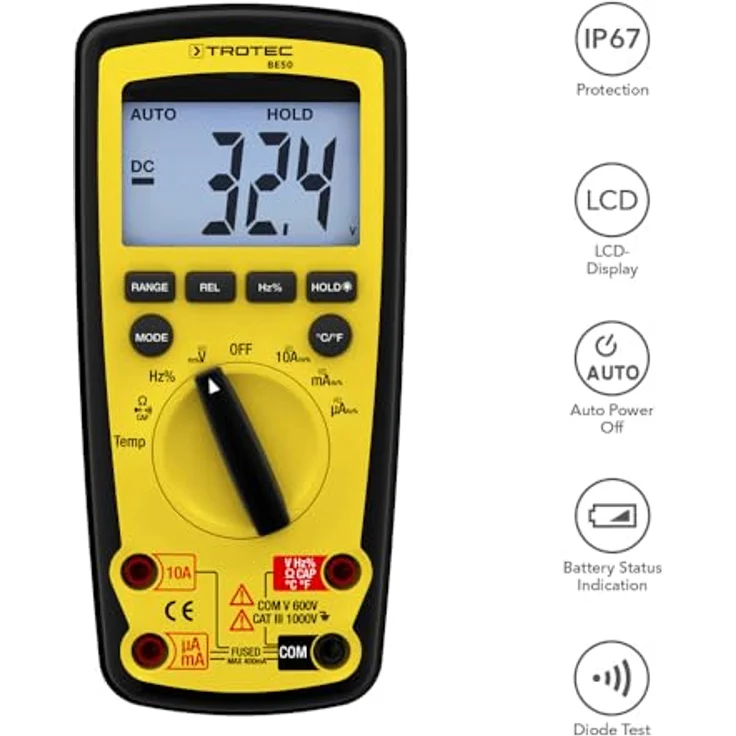 Trotec Digital-Multimeter BE50 – Bild 3