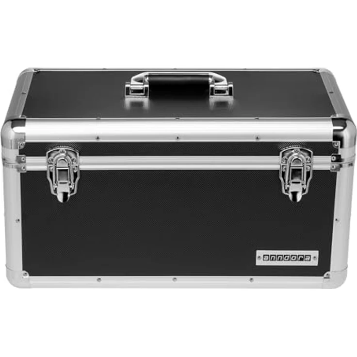 anndora Werkzeugkoffer 28 L Transportbox XL Werkzeugkasten Werkzeugbox - schwarz – Bild 6