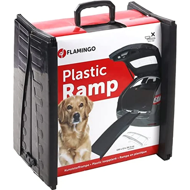 Flamingo HUNDERAMPE DIM FALTBAR 150x39,5x13CM, Kunststoff – Bild 2