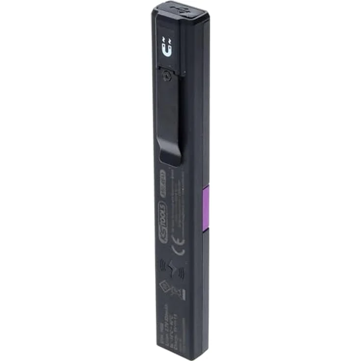 KS Tools 150.4641 eQi UltimateBEAM UV-Lecksuchleuchte 365 nm, Taschenlampe mit Lithium-Ionen-Hochleistungs-Akku, spritzwassergeschützt nach IP54, kompakte Bauform – Bild 5