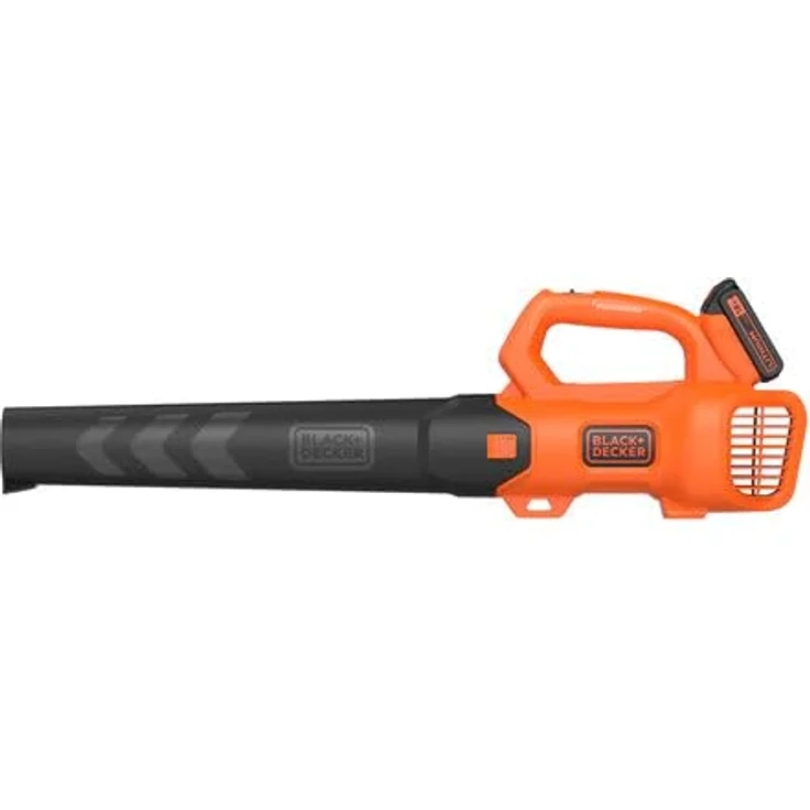Black und Decker Akku-Axial-Gebläse BCBL200L-QW, 18Volt Laubgebläse, orange-schwarz Laubbläser – Bild 7