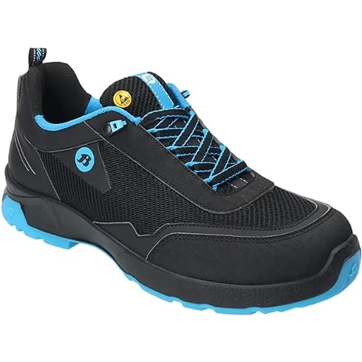 Bata SUMM TWO W Halbschuh, Unisex, S3-ESD Sicherheitsschuh aus technischem Nylon, schwarz, Größe 41 – Bild 1