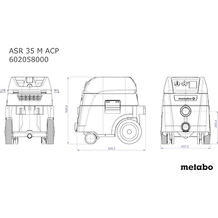 Metabo Allessauger ASR 35 M ACP 602058000, Schwarz – Bild 2