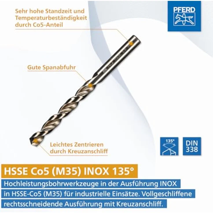 PFERD 25203703 HSS-E SPB Spiralbohrer-Set – Bild 3