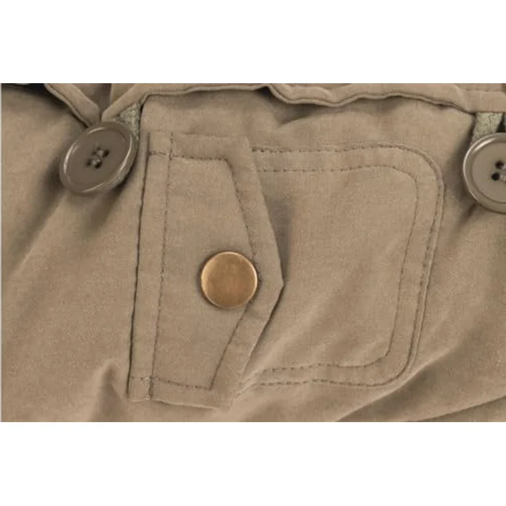Designed by Lotte Hundemantel Philos (XXL, wasserfest, Schafsfell, Knebelknöpfe), Hundebekleidung – Bild 9