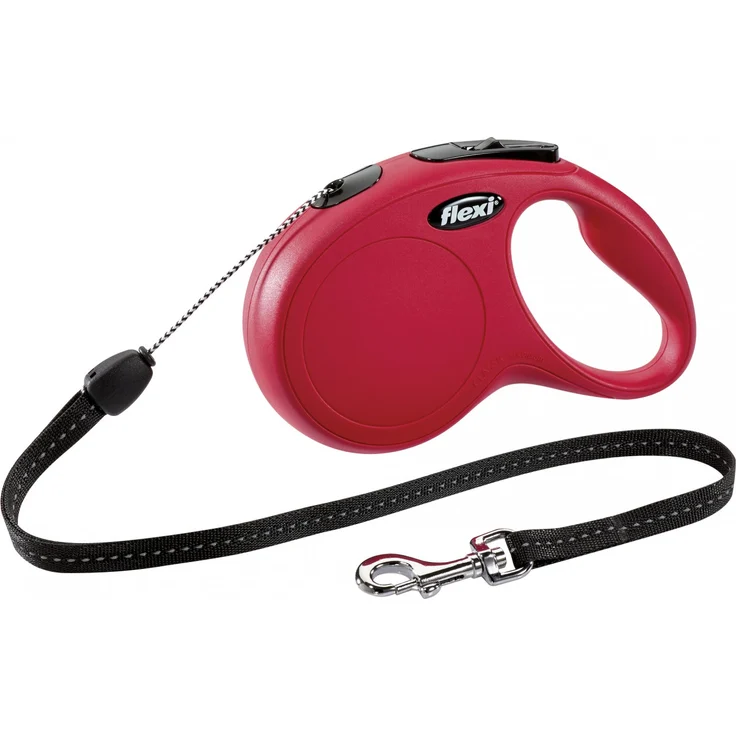 Flexi Hundeleine New Classic S Länge: 8 m, rot – Bild 1