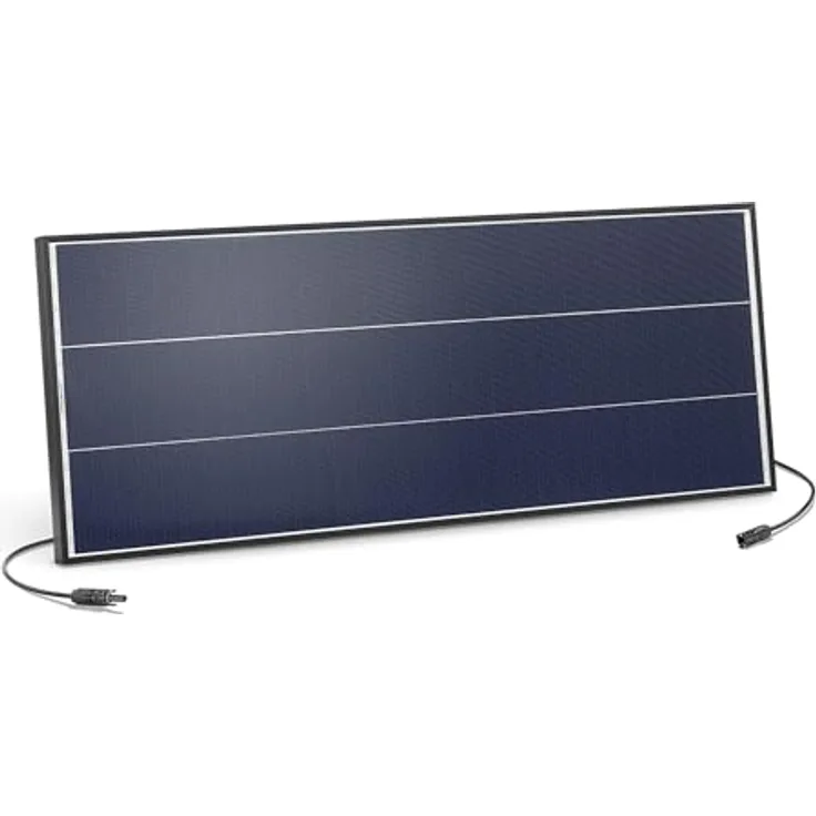 Esotec monokristallines Solarmodul 75Wp, 18,2V, platzsparend mit Dachschindeltechnologie, 1031x405x35mm, MC4