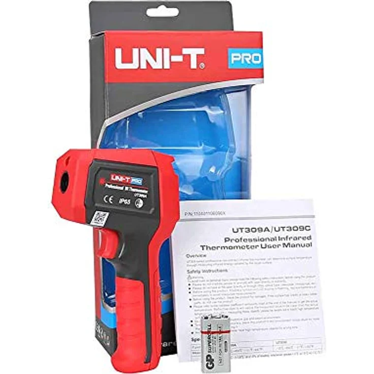 Uni-T, Infrarotthermometer, Professionelles Infrarot-Thermometer -32°C - 450°C UT309A – Bild 6