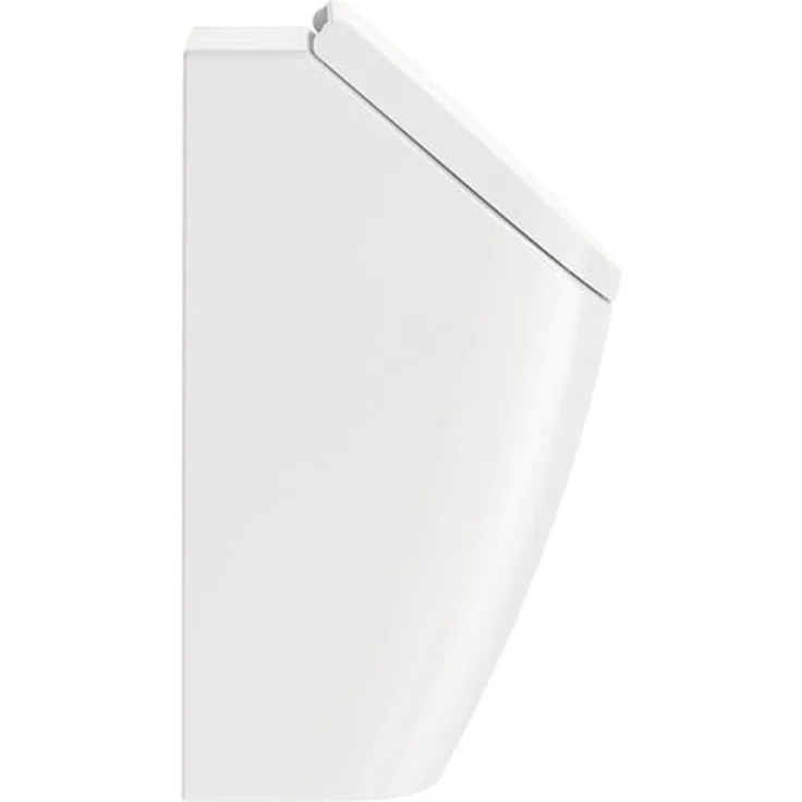 Duravit ME by Starck Urinal Deckel, Weiß mit Absenkautomatik und chromfarbigen Scharnieren, 307x334x35mm – Bild 5