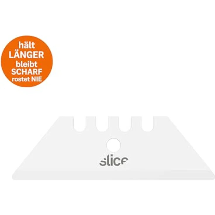 SLICE Cuttermesser Slice 10524, Keramische Ersatzklingen abgerundet, 2er Set mit finger-friendly® Sicherheitsfeature – Bild 2
