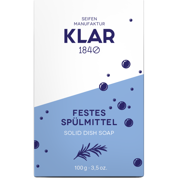 Klar Seifen Festes Spülmittel, 100g