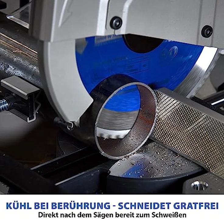 Evolution S355MCS Metall-Gehrungssäge 2200W, 355mm Kappsäge für Metall, +/- 46° Gehrungsbereich, CNC-Basis, Profi-Trockenschnitt-Technologie – Bild 3