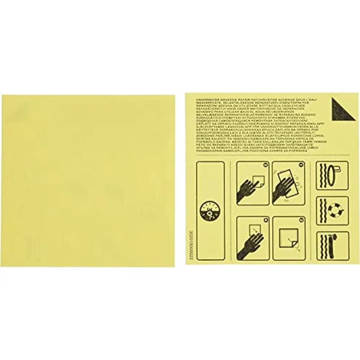 Bestway Wasserfeste Selbstklebende Reparaturflicken, 6,5 x 6,5 cm, 20 Stück, Blau für Pools und Luftmatratzen – Bild 3