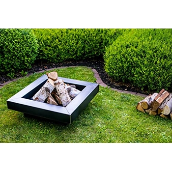 Gardener Feuerschale Modell 127-1 – Feuerschale 60x60 Cm Für Garten, Terrasse & Camping