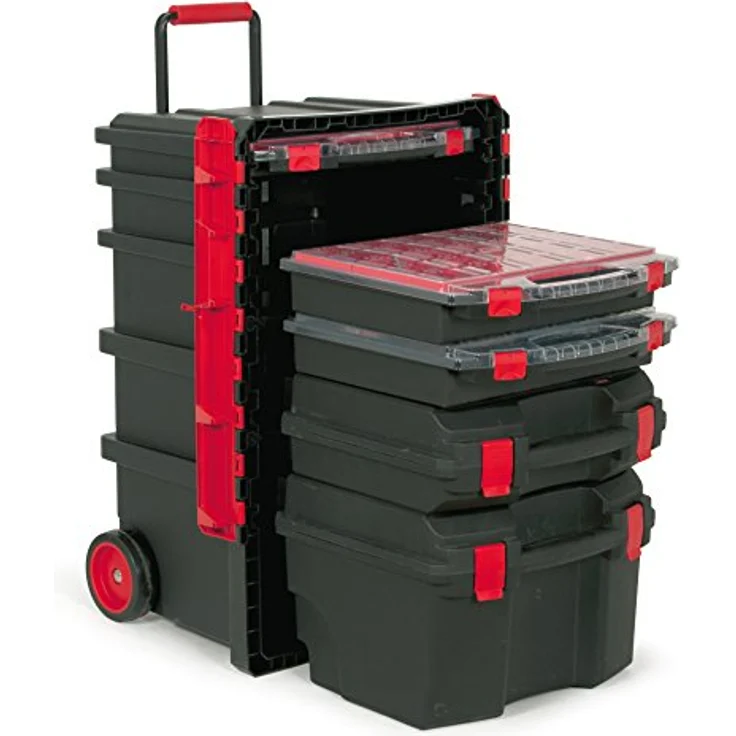 TAYG 159008 Trail-Box Nr.59 PRO Werkzeugtrolley Nr. 59 500 x 410 x 770 mm – Bild 5