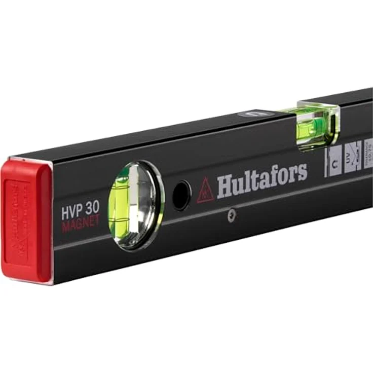 Hultafors Handwerker Wasserwaage "HVP Magnet 30" aus Aluminium, 1 Stück, 400753 – Bild 2