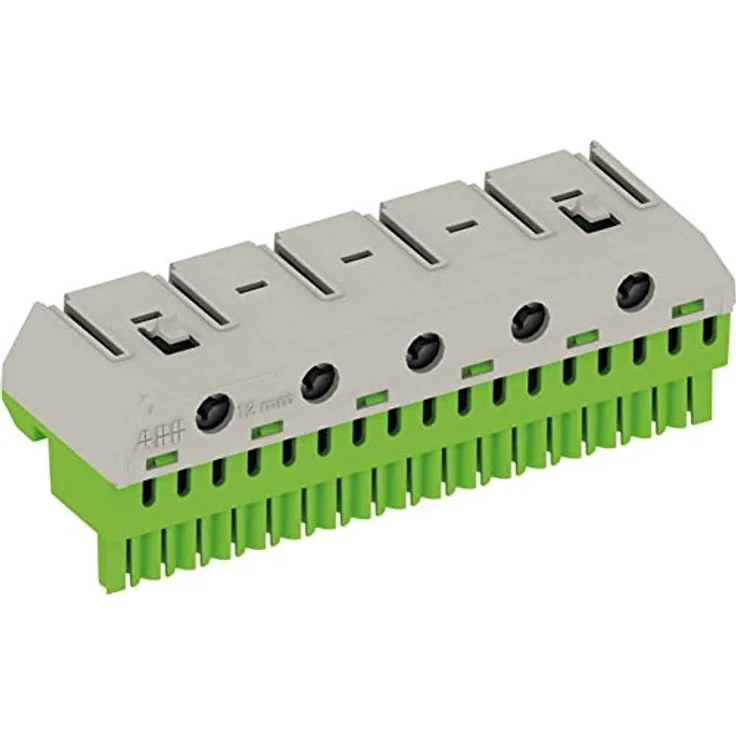 Striebel & John 2CPX062761R9999 ZK175G Klemmenblock flexibel, PE Quick-Steckklemme mit schraub- und federgekoppelten Anschlüssen, grün – Bild 2