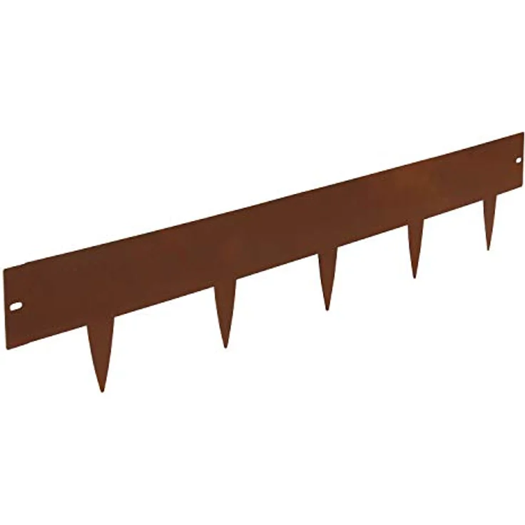 bellissa Rasenkante Spina – Beeteinfassung, Beetumrandung, Mähkante, Wegbegrenzung corten 103x16 cm Nutzlänge 2 m – Bild 1