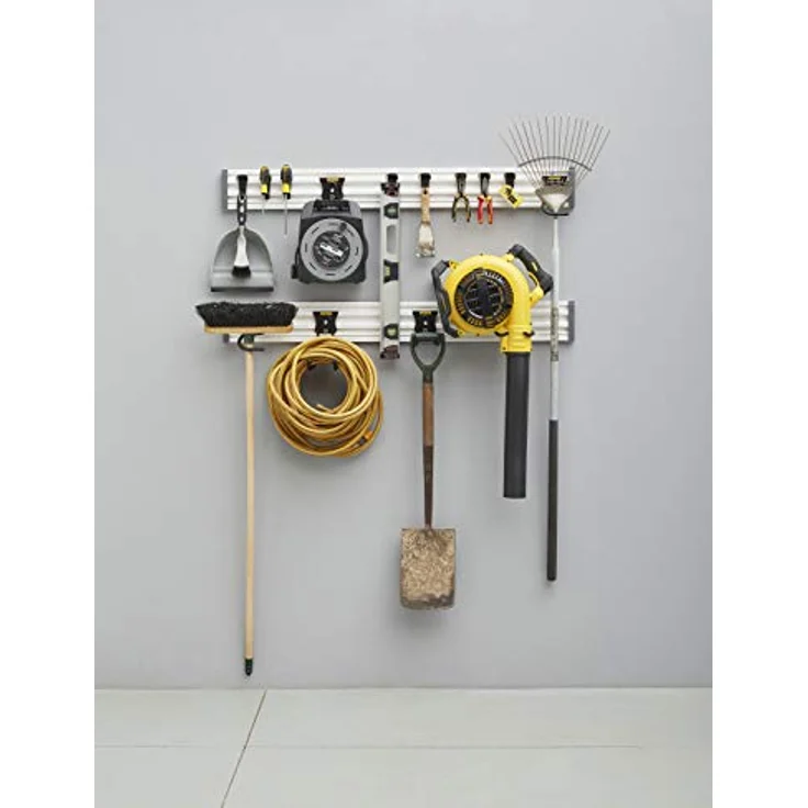 Stanley Trackwalls Set STST22000-1, 20-teiliges Schienensystem mit 35 kg Tragekapazität, einfache Montage, mehrfarbig – Bild 3