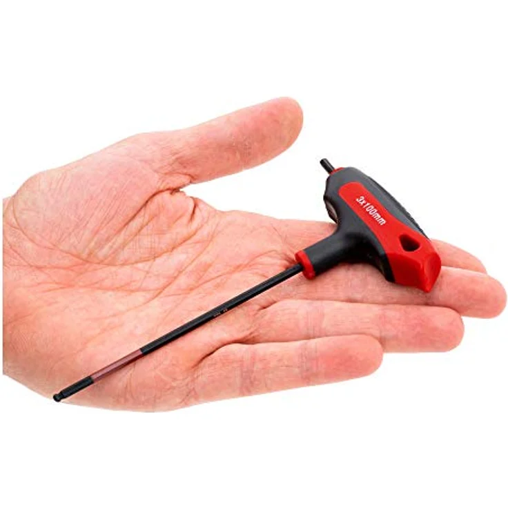 STIER T-Griff-Schraubendreher, 6KT, SW 3 mm, ergonomisch, flexibel, langlebig, blau – Bild 4