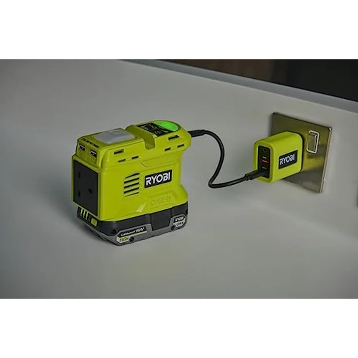 RYOBI 18 V ONE+ Akku-Wechselrichter RY18BI150B-0 (2. Gen., Solarmodulkompatibel, 150 Watt, ohne Akku und Ladegerät) – Bild 2