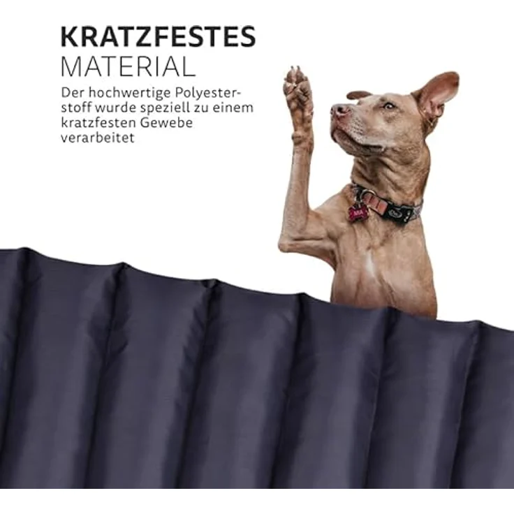 Bestlivings Hundematte 85x70cm (Limette) - Outdoor - wasserabweisend & atmungsaktiv - Hundebett gepolstert - waschbares Hundekissen für draußen – Bild 4