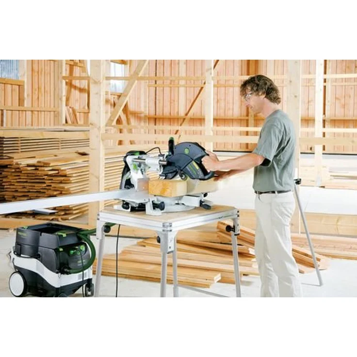 Festool KS 120 EB KAPEX Kapp Zugsäge 1600W 260 mm ( 561283 ) + Sägeblatt HW – Bild 2