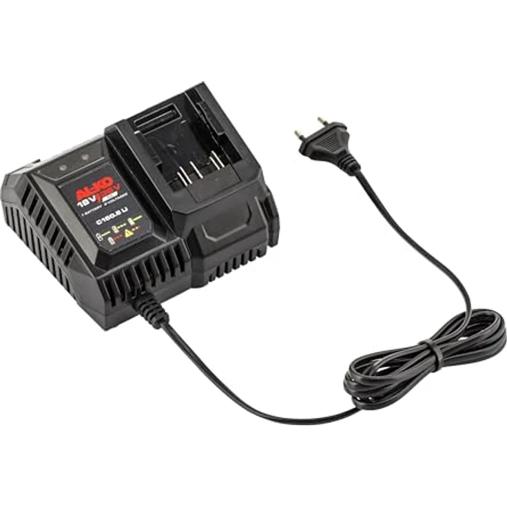 AL-KO Ladegerät C150.6 Li, 18 V / 36 V, 4 A Ladestrom, LED-Ladestandsanzeige, leicht und kompakt – Bild 1