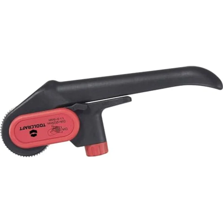 Toolcraft TO-9658965 Ratschen-Kabelschneider 25 mm, Zange für schnelle und präzise Abisolierarbeiten, mit Schnappverschlussmechanismus und Skala – Bild 3