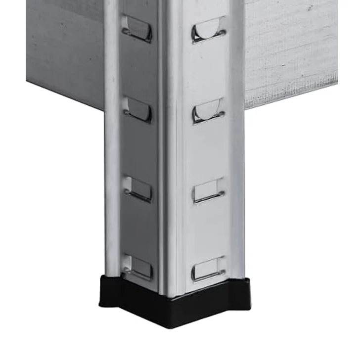 SCHULTE Regalwelt Schwerlast-Steckregal, 5 MDF-Böden à 150 kg Traglast, verzinkt 180 x 120 x 40 cm – Bild 5