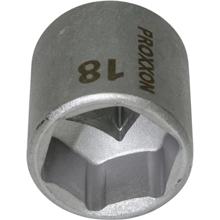 PROXXON INDUSTRIAL Bohrer- und Bitset 23523, 3/8'' Steckschlüsseleinsatz aus CrV-Stahl, Größe 18 mm – Bild 2