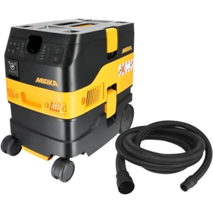 MIRKA Staubsauger DEXOS 1217 M AFC Nass-/Trockensauger Schlauch 4m MIX12171221, Kompakter & leiser Profi-Staubsauger mit Bluetooth®-Kopplung & HEPA-Filter, 17-Liter-Behälter, blau – Bild 1