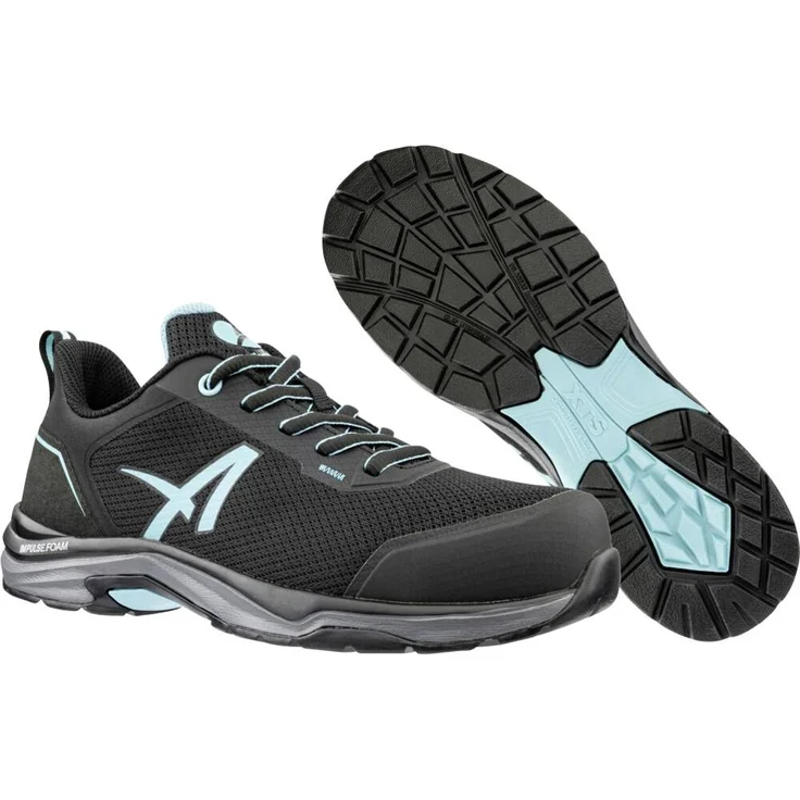 Albatros TWIST BLUE WNS LOW S1PS ESD FO HRO SR, rutschfester Sicherheitsschuh mit IMPULSE.FOAM® Zwischensohle, Schuhgröße (EU) 39, Blau, 1 Paar