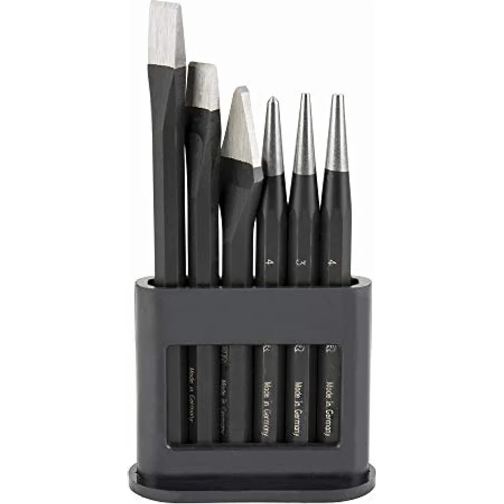 STIER Werkzeugsatz Robust+ 6-teilig (Meißel/Körner/Durchtreiber) – Bild 1