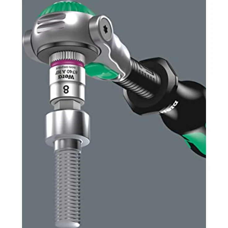 Wera Werkzeugbox 9720, 37-teiliges 8000 A Zyklop Set mit Speed-Knarre, Schaumstoffeinlage und Wobble-Verlängerung – Bild 10