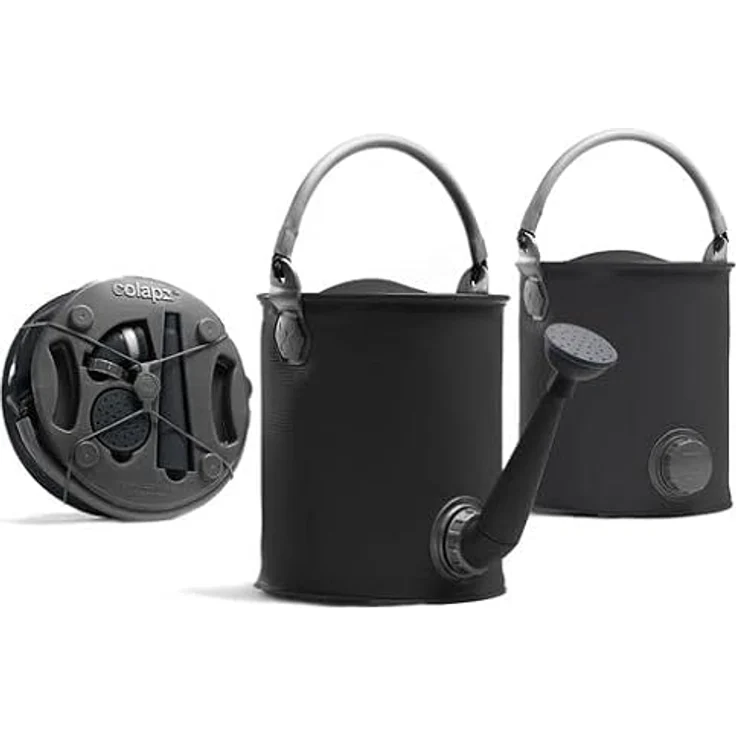 Colapz Faltbare Gießkanne 7L & Falteimer 9L, platzsparendes Design für Camping & Garten, lebensmittelecht und UV-beständig – Bild 1