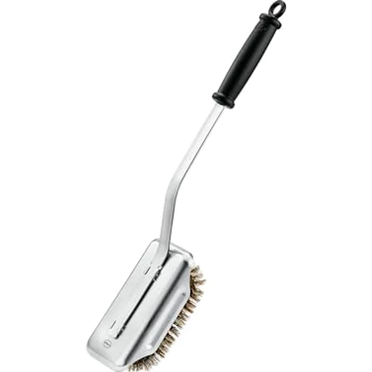 RÖSLE Barbecue-Reinigungsbürste SlideX, Hochwertige Grillbürste mit langem Stiel, wechselbaren Messingborsten, Slide-Funktion, Länge: 47,5 cm - Breite: 8,4 cm - Höhe: 8,5 cm – Bild 1