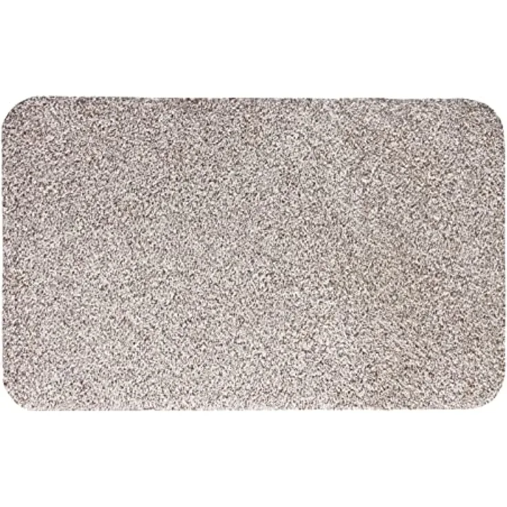 andiamo Fußmatte Samson - Schmutzfangmatte aus Baumwolle für den Hauseingang - einsetzbar als Fußmatte innen, Fußabtreter im überdachten Außenbereich oder als Haustiermatte 50 x 80 cm Hellbeige