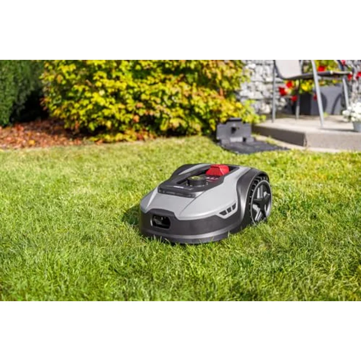 Primaster Mähroboter PMROM 600, 20 V, 18 cm Schnittbreite, App-Steuerung, regensensor, grau/schwarz – Bild 2