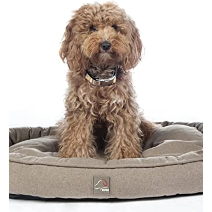 HKM ANAM Cara Hundebett Dunkelblau/Petrol M - Modernes Hundebett mit weicher Füllung – Bild 3